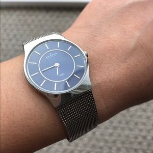 Skagen Women's Mesh Watch - Blue